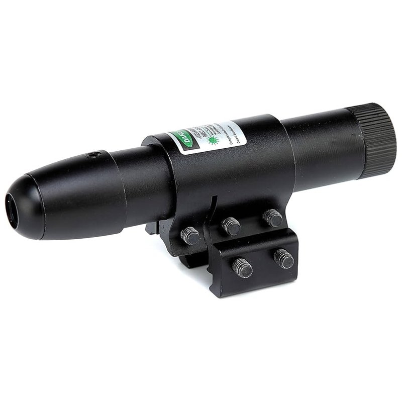 Green Laser Dot Sight, Hunting Rifle Green Laser Dot Aiming Scope with Barrel Mount