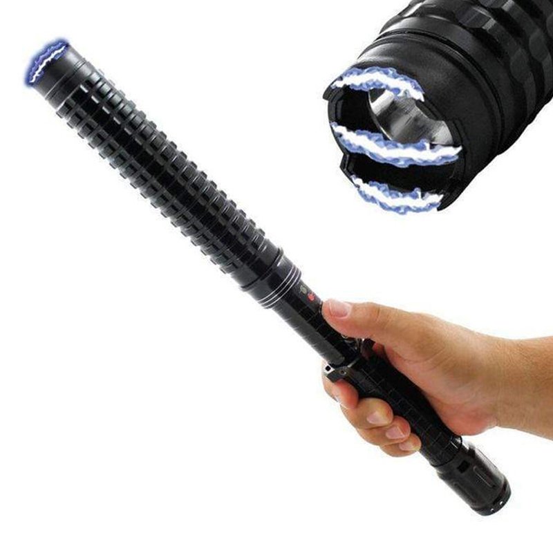 HY-X10 Telescopic Shock Baton and CREE Torch