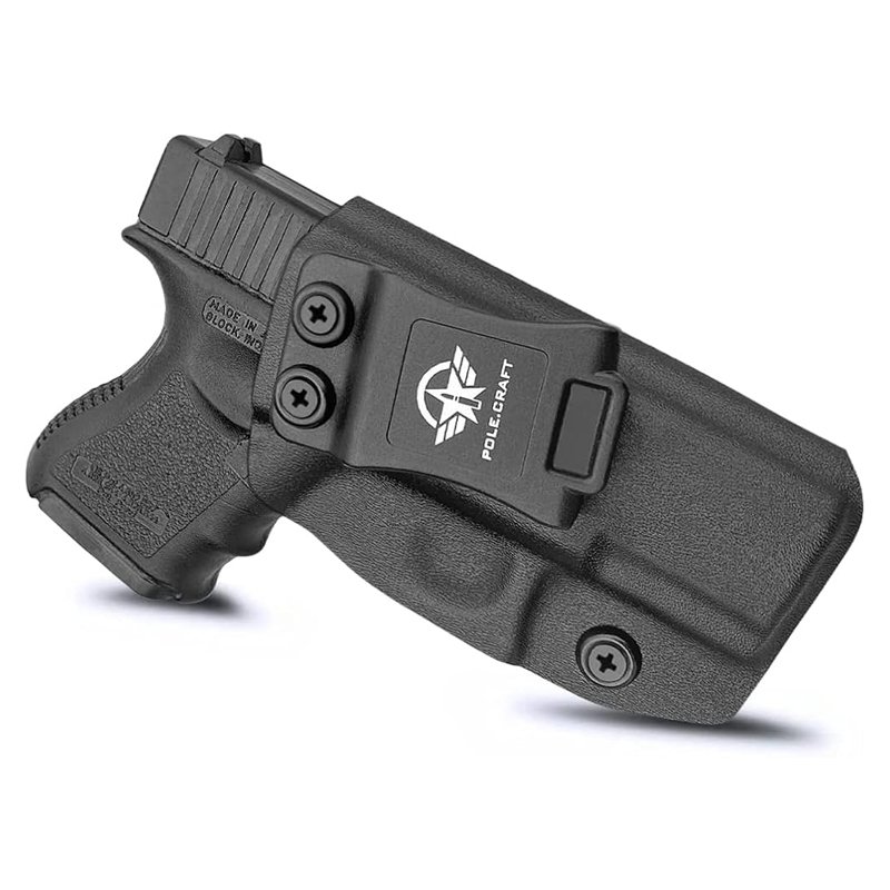 Pole Craft IWB Tactical Kydex Holster for Glock 26 (Right Hand Draw)