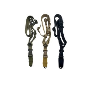 Tactical One Single Point Sling Strap Bungee Rifle Gun Sling QD Buckle