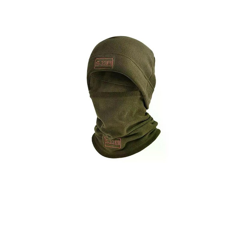 5.11 Tactical Fleece Warm Cap Hat & Neck Scarf-Army Green