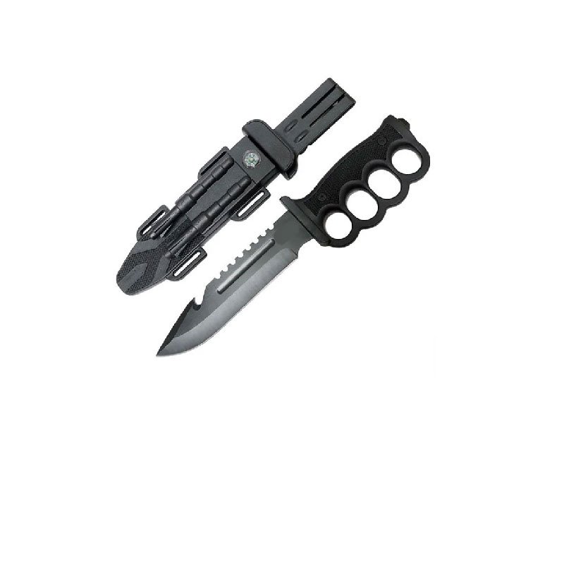 Fixed Blade Knuckle Handguard Knife