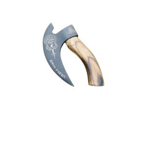 Forged Handmade Viking Style Iron Blank Tomahawk Axe Head Medieval Camping Tool